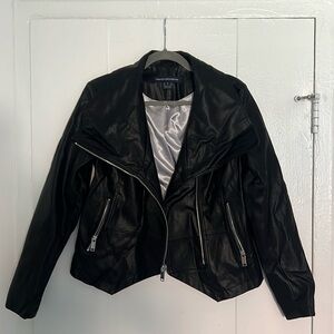 Like new French connection leather jacket